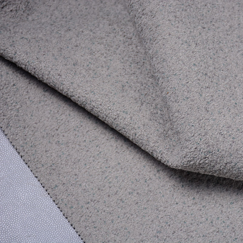 Q42 Børstet Polka Dot Printed Sandwashed Velvet Home Sofa Stoffer