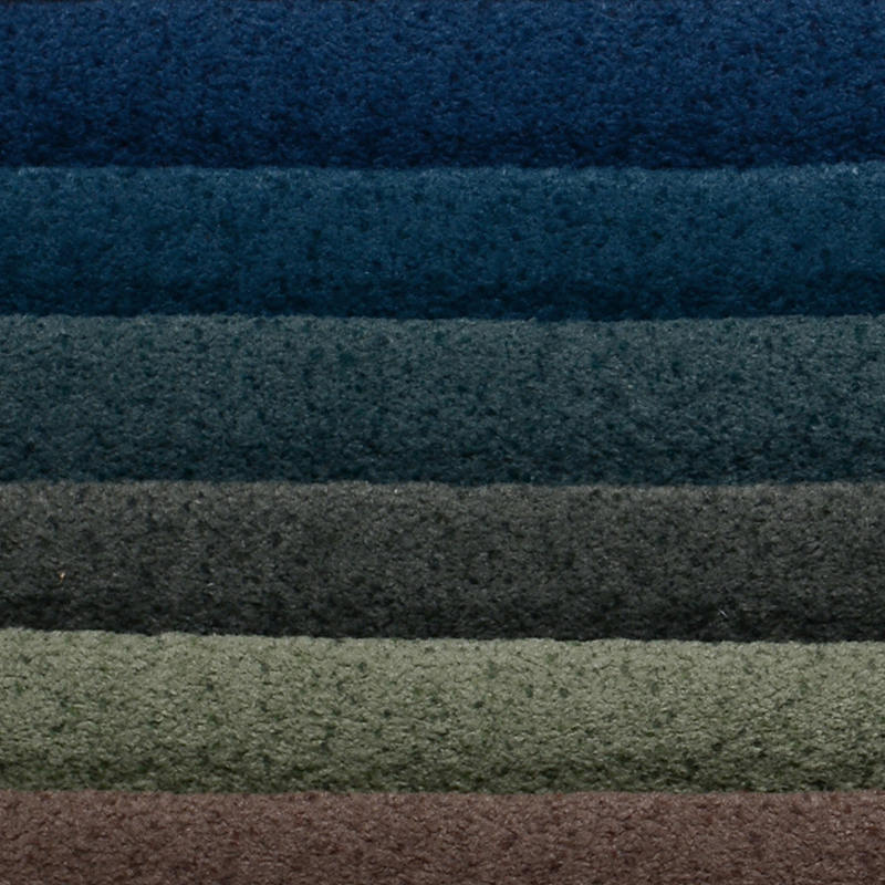 Q42 Børstet Polka Dot Printed Sandwashed Velvet Home Sofa Stoffer